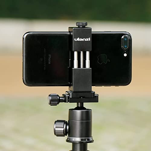 Ulanzi Aluminum 1/4'' Phone Tripod Mount For Iphone 13 Pro Max X 8 Samsung Smartphones With Adapter Mount For Gopro Hero 10 9 8 Session Xiaomi Yi 4K Sjcam Sj4000 Eken H9 Action Camera Accessory #TOP3