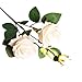 Produktbild LSAltd 1 Bouquet 3 Köpfe Kunstblume künstliche Rose Blumenstrauß Bridal Blume Hochzeit Wohnaccessoires & Deko Garten Party Dekoration Blumenstrauß Hochzeitsblumenstrauß