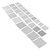 BGA Reballing Stencil BGA Universal Stencils 27Pcs Set Steel Mesh for Desktop Laptop Chip Repair (27Pcs/Set)