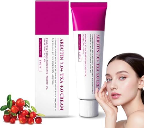 7% Arbutin & 4% Tranexamic Acid Brightening Cream - Professional Dark Spot Corrector & Hyperpigmentation Treatment - For Melasma & Post-Acne Marks 50ml