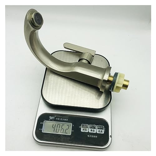 Grifo de lavabo de una sola manija para espacios compactos 7