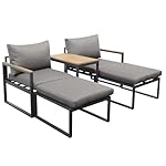Patioco Padua Balkonset 5-teilig