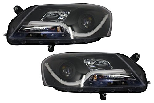 KITT LPVWI3 Light Bar DRL Headlights compatible with Passat B7 (10.2010-10.2014) Black