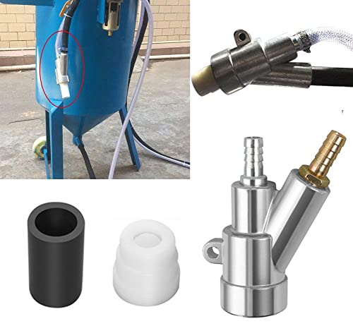 Bohaner Sandstrahlpistole, Luft-Sandstrahlpistole, Werkzeug mit einer 8 mm Borkarbid-Sandstrahldüse, Sandstrahldüsen für Schleifmaschinen-Schrankteile