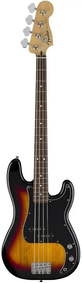 Fender Baixo de precisão padrão LRL 3 cores Sunburst - Baixo elétrico de 4 cordas