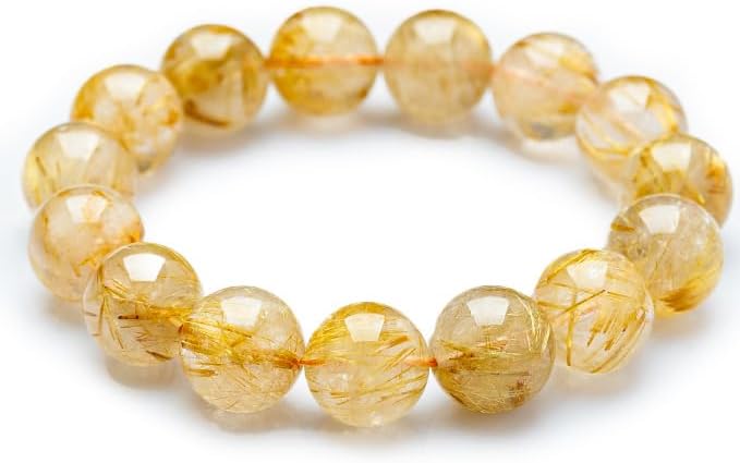 ルチル　高品質ブレス ルチルクォーツ ブレスレット ブレスレット ブレス ルチルクォーツ