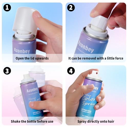 White Hair Spray, Tinte Temporal para Cabello miniatura 4