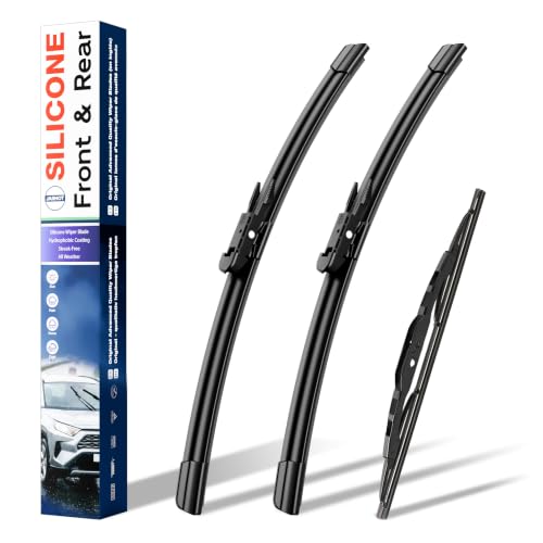 JARHOT Silicone Wiper Blades Windshield Wipers for Toyota Sequoia 2008-2022 by JARHOT - Used condition - US$32.69