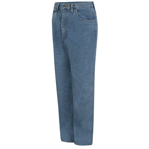Red Kap PD60 Men's Relaxed Fit Jean Stonewash 42W x Unhemmed