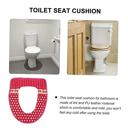 Alipis Toilettenwärmer Toilettensitz Toilettensitzwärmer Für Badezimmer Toilettensitzkissenbezug Weich Warm Badezimmer Toilettensitzbezug Pads Toilettendeckelbezug Toilettensitzkissen – Bild 7