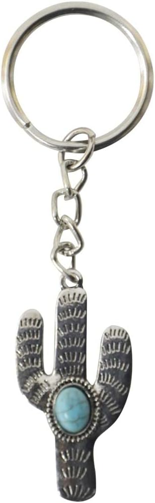 Myra Bag Silver Succulent Key Fob S-4090