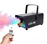 XPCLEOYZ Fog Machine Smoke Machine with 13 Colorful LED Lights Effect