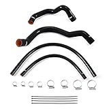 Mishimoto MMHOSE-XJ6-92K Silicone Radiator & Heater Hose Kit, Compatible With Jeep Cherokee XJ 4.0L, Black