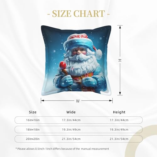 Housses de coussin décoration rustique de Noël, cadeau idéal 40x40 cm - 3