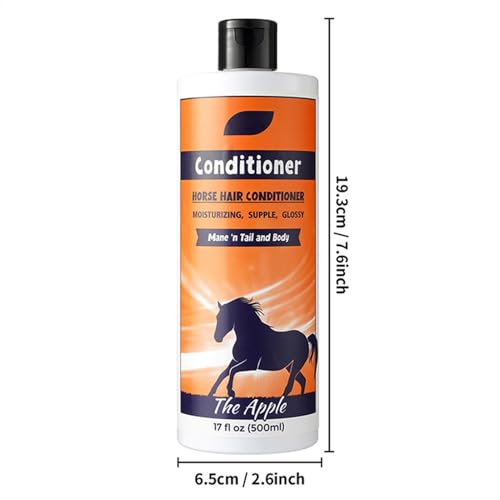 Champú para caballo anticaída por tirones y nudos difíciles 3