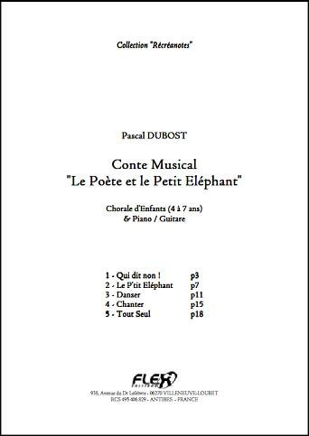 Partition chorale d'enfants avec piano ou guitare pour le spectacle de fin d'année scolaire