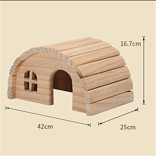 Tikoch Hamster House Hamster House Pet Small Animal Shelter For Like Dwarf Hamster Mouse Rat Gerbil For Small Animals (Color: Image Color, Size: 16.5 x 11 x 11cm) (Color: Image Color, Size: S) - Image 3