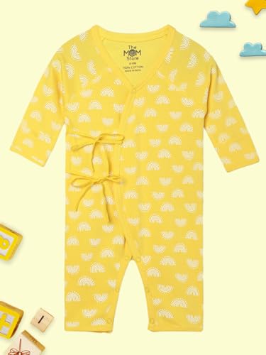 Image of The Mom Store Baby Romper Jabla Style For Boys And Girls | Cotton | Soft Infant Bodysuit | Trendy Stylish Sleepwear For Newborn Baby | Printed | Unisex Comfortable Everyday Baby Wear