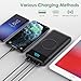 Wireless Portable Charger 30,800mAh,15W Wireless Charging USB C Power Bank,25W PD QC 4.0 Fast Charging 4 Outputs Travel Essentials Battery Pack Compatible with iPhone 17/16/15/14/13/12,Galaxy,Android