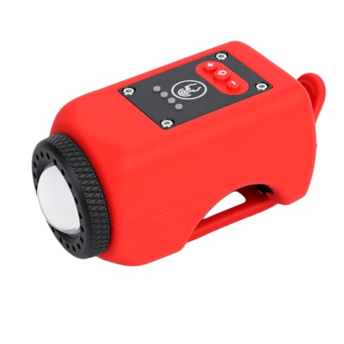 Altavoz de 110 DB y luz delantera de bicicleta con controlador de 4 modos para manillar