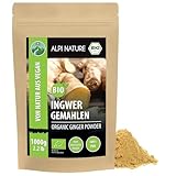 Alpi Nature Ingwerpulver BIO 1kg, bio Ingwer gemahlen, Ingwerwurzel Pulver