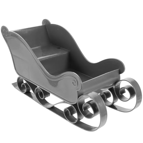 ULTECHNOVO Schlitten-Bonbonniere Graues Weihnachtsmann-Schlitten...