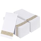 Vplus 200 PACK Guest Towels Disposable Bathroom, Decorative Bathroom Napkins, Soft and Absorbent Dis