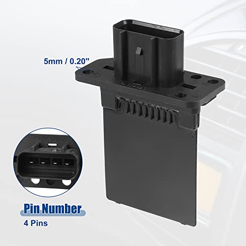 Image of ACROPIX HVAC Blower Motor Resistor Heater Fit for Ford Escape - Pack of 1 Black