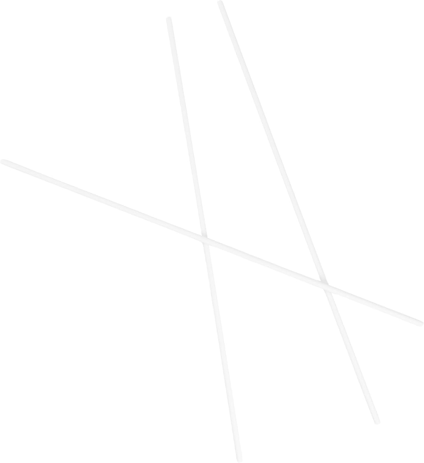 1500 Pcs Lollipop Sticks, 8 Inch White Paper Candy Sticks, Sucker Stick Cake Topper Sticks for Candy Melt, Dessert, Chocolate