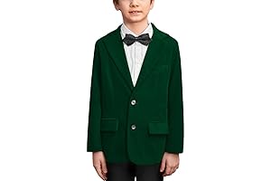4-12 Years Christmas Boys Velvet Formal Blazer