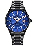 Die Herren Armbanduhr ist ein hochmodernes Accessoire für Männer. Das Uhrenmetallarmband kann mit Uhrenwerkzeug leicht verstellt werden.