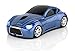 Produktbild Klein Design FTD-MS127 Kabellose Maus, Sportwagen Design, 2.4 GHz Verbindung via Nano-USB-Empfänger, Optischer Sensor, Für Links- und Rechtshänder, in Farbe blau