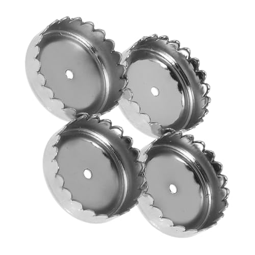 PRETYZOOM 4pcs Magnetic Soap Holder Caps for Bathroom Wall Mounted Shower Soap Holder with Draining Feature for Kitchen and Hotel Use