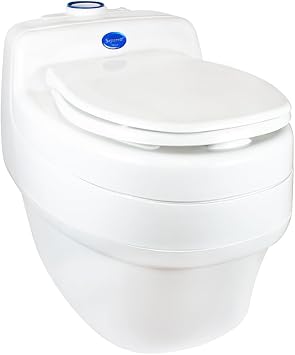 Separett Villa Urine-Separating Compost Toilet | No Additives or Mixing Needed | High-Capacity Design | For Homestead, Schoolie, Cottage Use