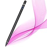 Rechargeable Active Stylus Touch Pen, TECHGEAR High Precision and Sensitivity Capacitive Stylus Compatible with iOS,Android,iPad, iPad Pro,iPhone,Samsung,Lenovo Tablet & Other Touchscreen Devices