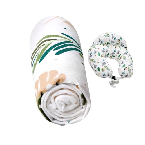 GMBYLBY Funda de almohada suave y transpirable para bebés, funda de almohada desmontable para mamás, protector de almohada de tela suave y transpirable