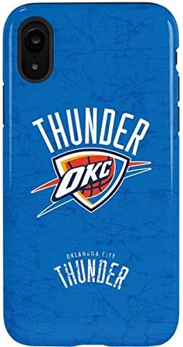 Skinit Pro Phone Case Compatible with iPhone XR - Officially Licensed NBA OKC Thunder Split Design