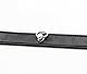 SMspade Kunstleder Kragenchoker schwarz für Männer Frauen Cosplay