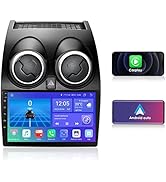 Ossuret Android 12 Carplay Autoradio voor Nissan Qashqai 2006-2013, 4 + 32 GB 9 inch QLED-touchscreen