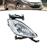 JESYMBX Front Bumper Fog Light For Hyundai Elantra 2011-2013 Running Driving DRL Lamp 92202-3X020