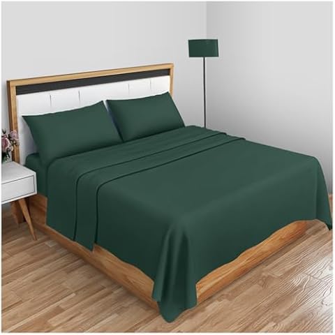 King Size Non Iron Polycotton Flat Sheet Cover