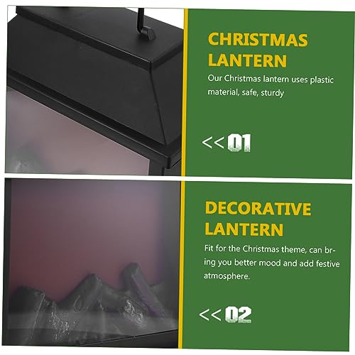 Farol led de Navidad vintage para sala y dormitorio, luz cálida para tus celebraciones 2