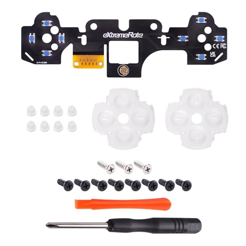 eXtremeRate Face Clicky Kit V2 for PS5 Controller BDM-010 & BDM-020, Custom Tactile Dpad Action Buttons for PS5 Controller, Mouse Click Kit for PS5 Controller BDM-010 BDM-020 by eXtremeRate - Image 4