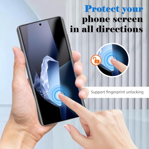 Image of EZ-GLAZ Screen Protector for OnePlus 13R (6.78 inch Curved Display) | HD Clear Flexible Film | Bubble-Free Easy Installation Kit | Scratch Resistant | Case Friendly (Pack of 2)