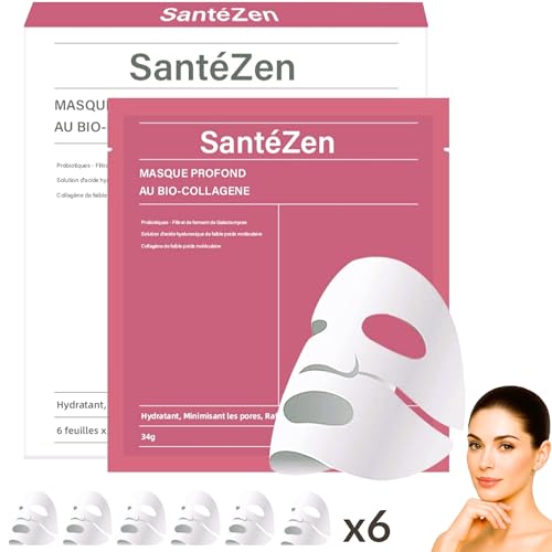 Lot de 6, Masque Collagene Visage Premium | Masque...