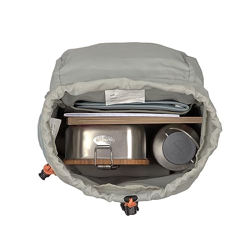 LÄSsig Zaino Da Trekking Per Bambini Zaino Per Bambini Con Fascia Toracica Spallacci Imbottiti Idrorepellente, 14 Litri/Big Outdoor Backpack Nature Azzurro - 3