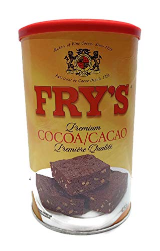 Fry's Premium Baking Cocoa, Unsweetened, 454g/16 oz, Imported from Canada}