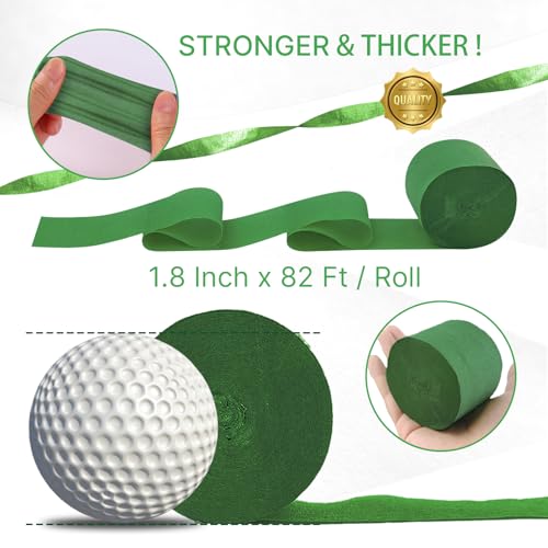 PartyWoo Olive Green Crepe Paper Streamers 8pcs 656 ft Pack of Dusty Sage Green Crepe Paper Sheets for Birthday Baby Shower Graduation Woodland Dinosaur Jungle Football Theme Party Decorations by PartyWoo - Image 6