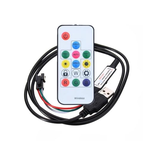 Variateur SP103E pour éclairage couleur WS2811 avec télécommande RF active - 2
