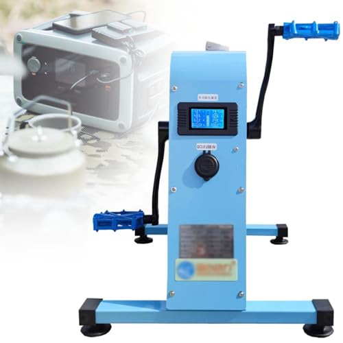 HNBYLMM 350W Pedal Generator, Exercise Bike Generator, Hand Crank Generator,
